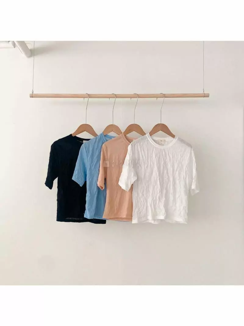 February - Korean Women Fashion - #womensfashion - Ply Tee - 3