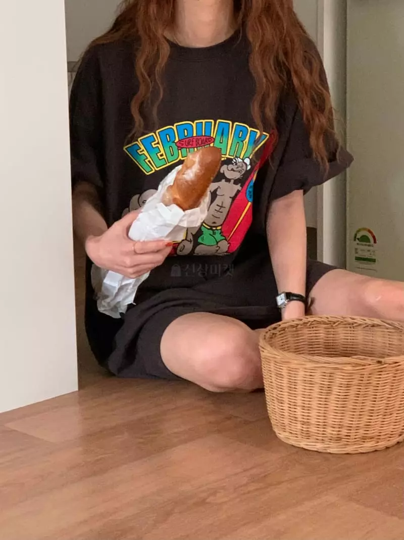 February - Korean Women Fashion - #womensfashion - Popeye Tee - 8