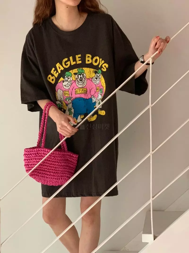 February - Korean Women Fashion - #womensfashion - Beagle Tee