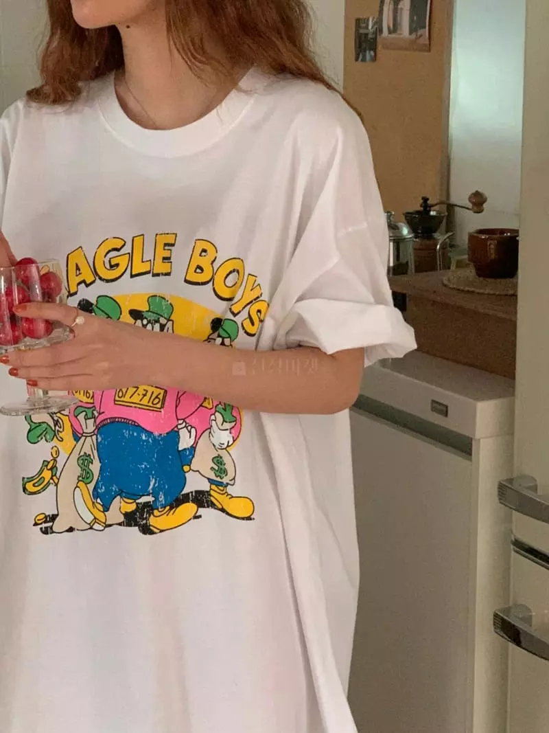 February - Korean Women Fashion - #womensfashion - Beagle Tee - 7
