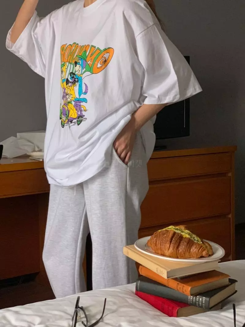 February - Korean Women Fashion - #womensfashion - Bonbon Tee - 7