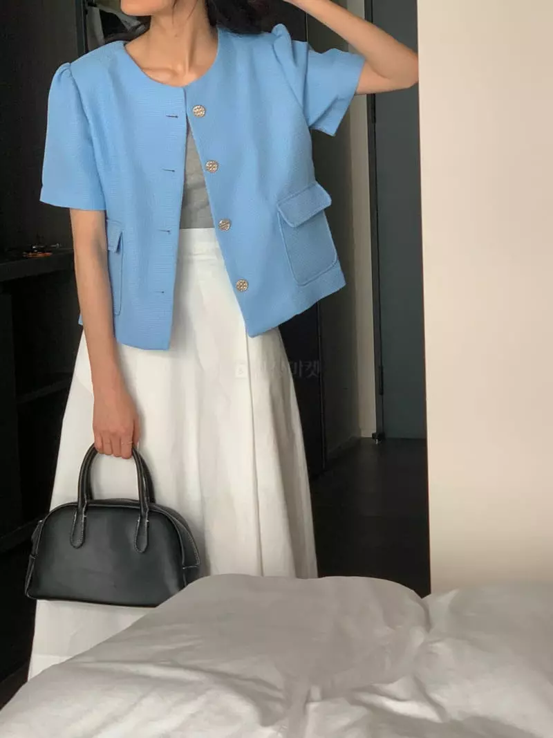 February - Korean Women Fashion - #womensfashion - Lift Twid Jacket - 6