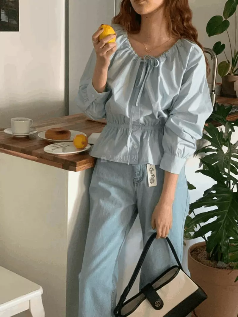 February - Korean Women Fashion - #womensfashion - Ribbon Blouse - 12