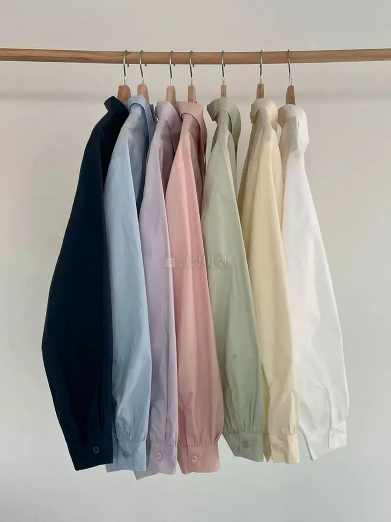 February - Korean Women Fashion - #womensfashion - Lene Collar Shirt - 2
