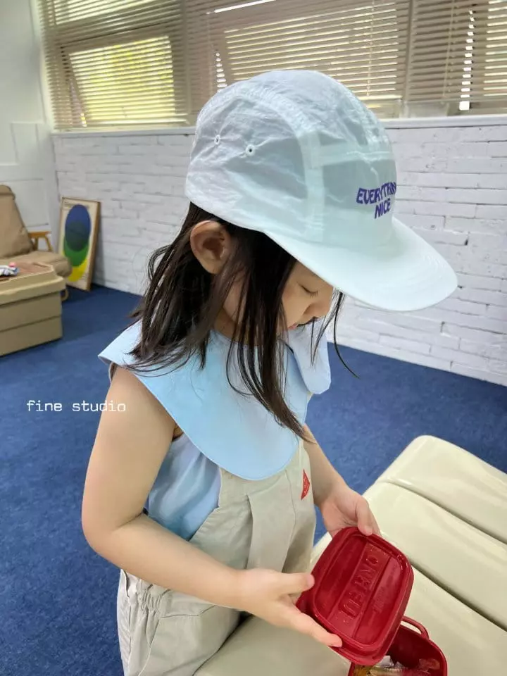 Fine Studio - Korean Children Fashion - #designkidswear - Unbal Collar Sleeveless - 5
