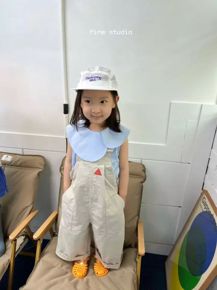 Fine Studio - Korean Children Fashion - #prettylittlegirls - Unbal Collar Sleeveless
