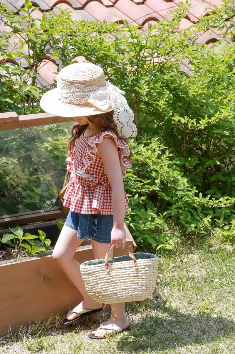 Flo - Korean Children Fashion - #childofig - Check Top - 5