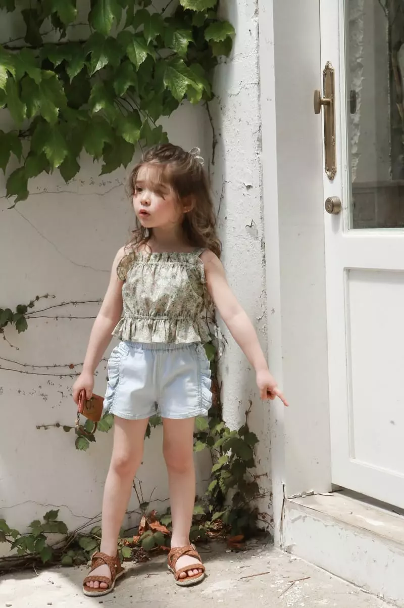 Flo - Korean Children Fashion - #stylishchildhood - Short Denim Shorts - 4