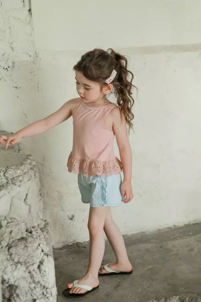 Flo - Korean Children Fashion - #kidsstore - Short Denim Shorts - 10