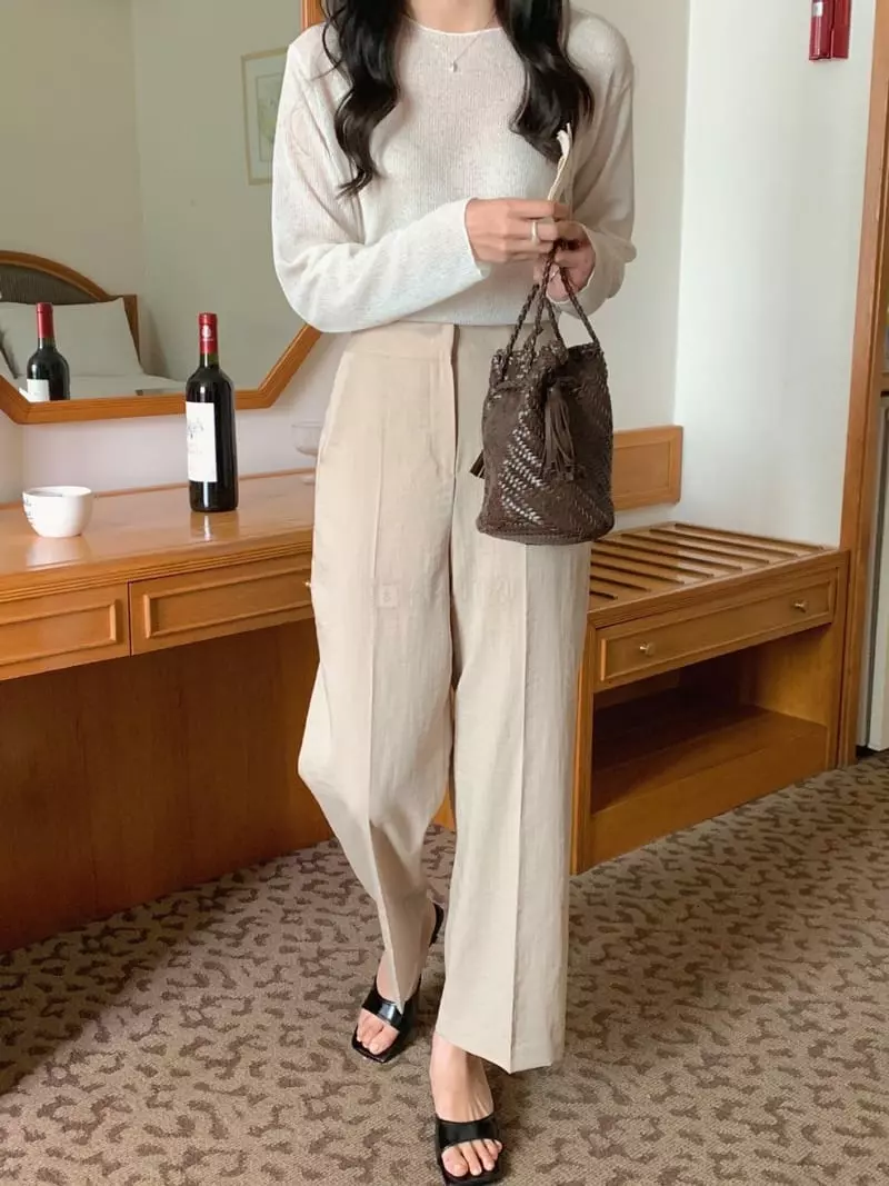 Frill - Korean Women Fashion - #momslook - Lio Pants - 7