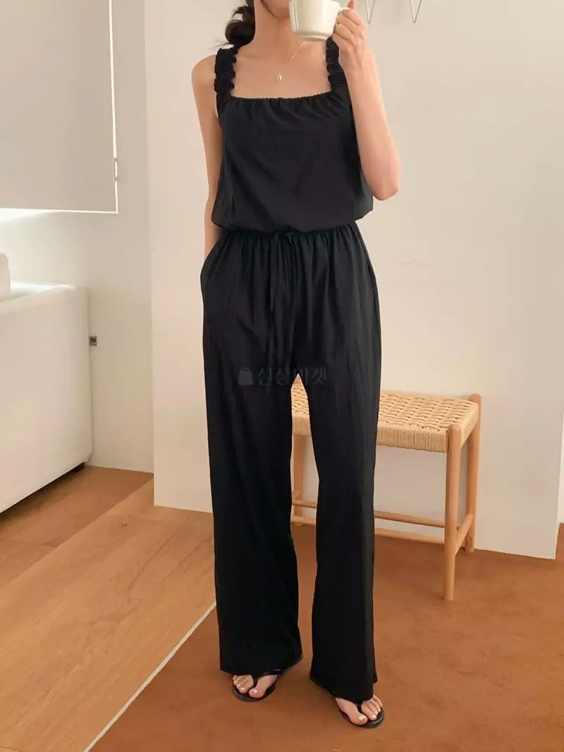 Frill - Korean Women Fashion - #momslook - Ray Top Bottom Set - 2