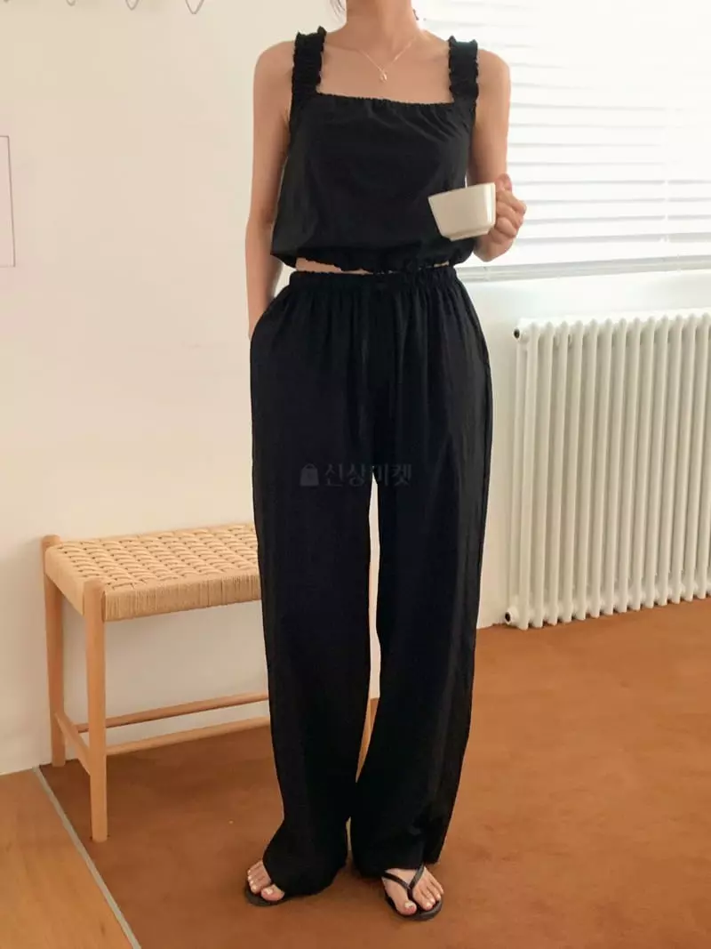 Frill - Korean Women Fashion - #womensfashion - Ray Top Bottom Set - 4