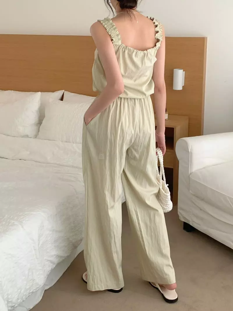 Frill - Korean Women Fashion - #momslook - Ray Top Bottom Set - 6
