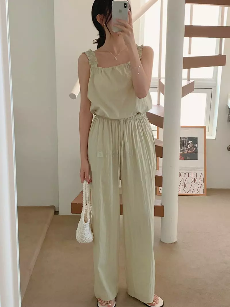 Frill - Korean Women Fashion - #momslook - Ray Top Bottom Set - 7