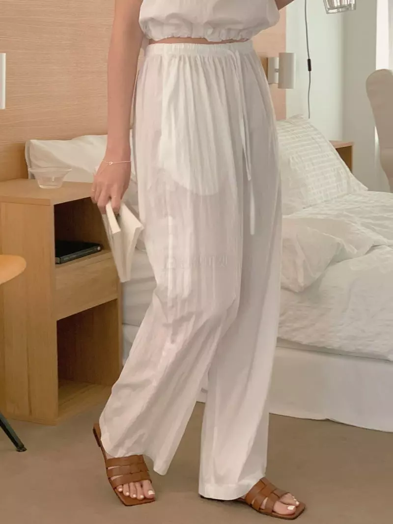 Frill - Korean Women Fashion - #momslook - Ray Cooling Pants - 3