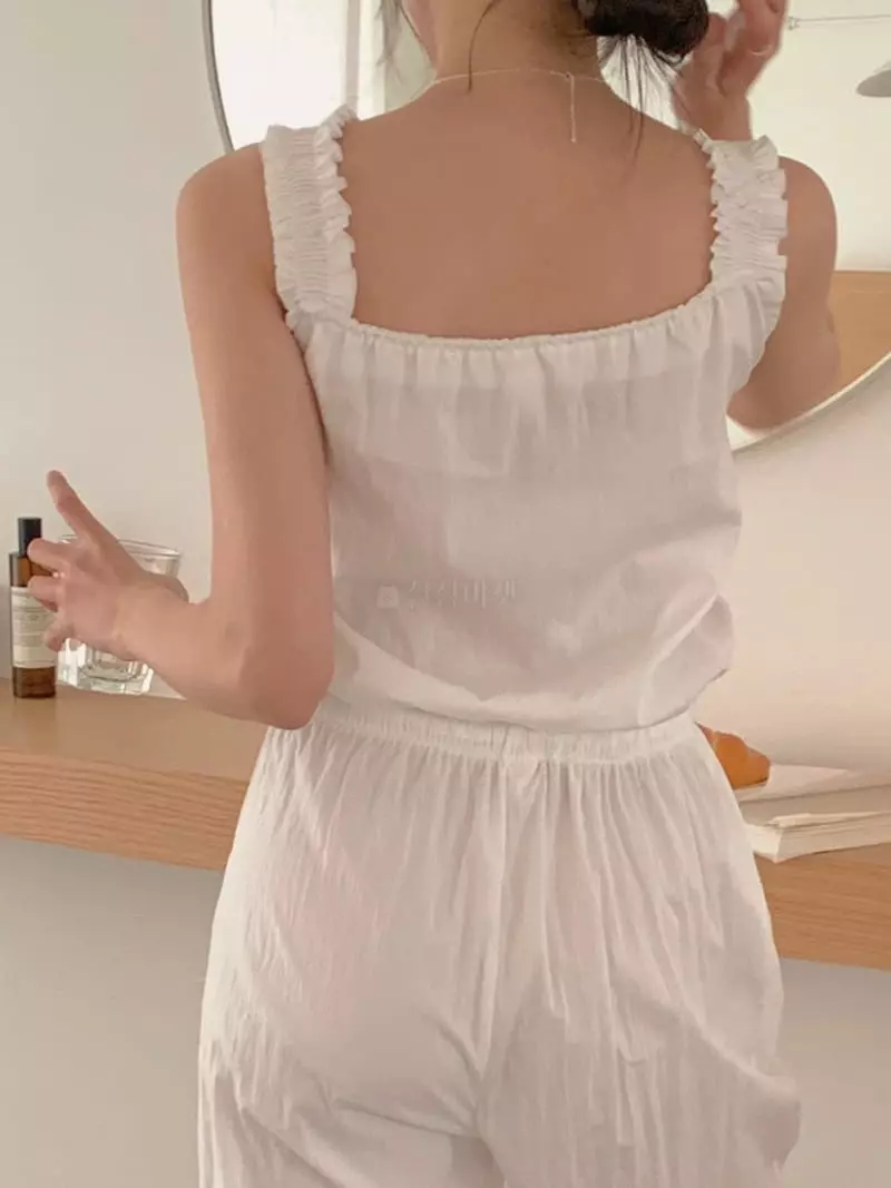 Frill - Korean Women Fashion - #momslook - Ray Sleeveless - 4