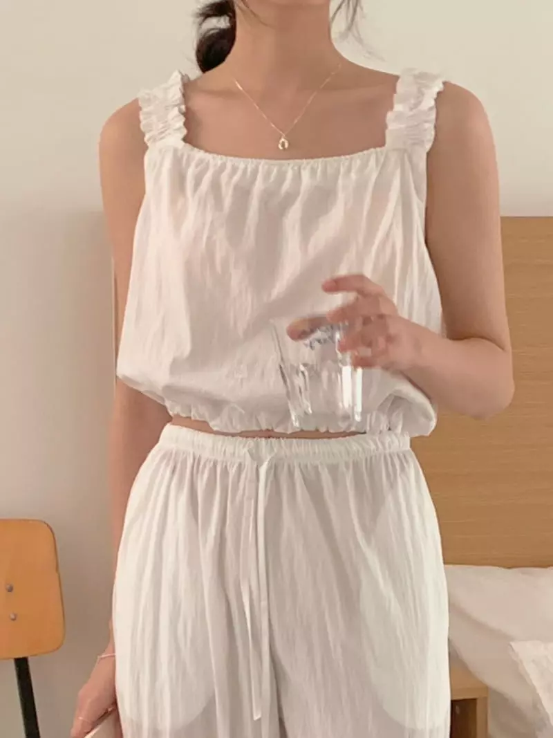 Frill - Korean Women Fashion - #restrostyle - Ray Sleeveless - 10