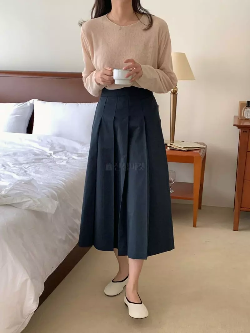 Frill - Korean Women Fashion - #romanticstyle - Cotton Skirt - 8