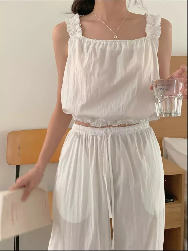 Frill - Korean Women Fashion - #romanticstyle - Ray Sleeveless - 11