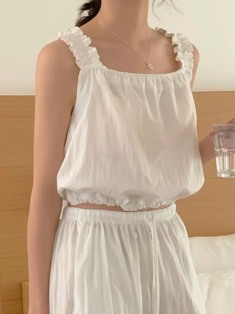 Frill - Korean Women Fashion - #shopsmall - Ray Sleeveless - 12