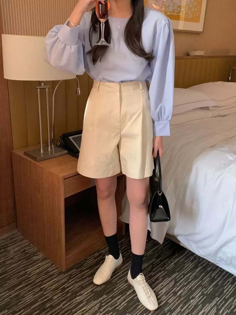 Frill - Korean Women Fashion - #vintageinspired - Pintuck Pants - 5