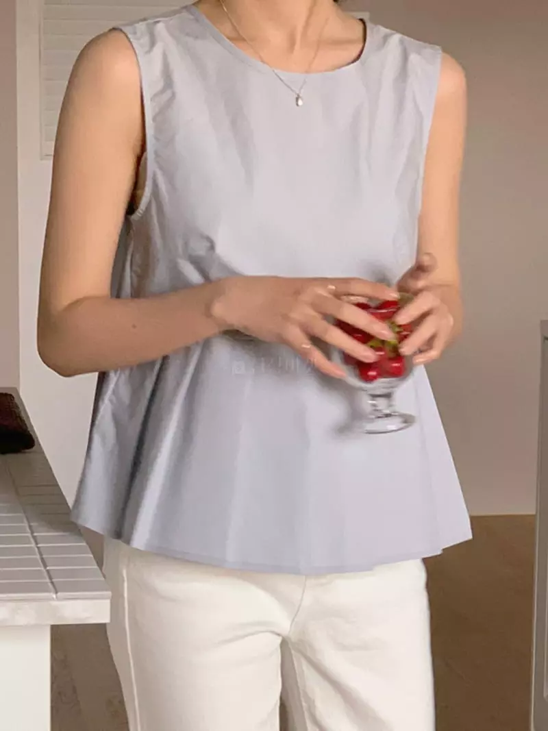 Frill - Korean Women Fashion - #vintagekidsstyle - Pure Blouse - 12