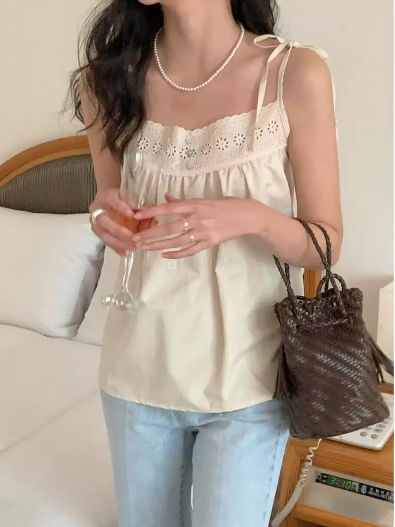 Frill - Korean Women Fashion - #womensfashion - Maybe Sleeveless