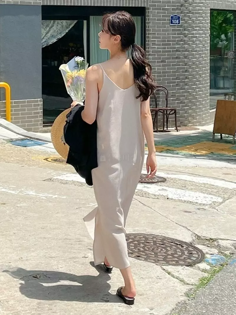 Frill - Korean Women Fashion - #womensfashion - Slip Sleeveless One-piece - 3