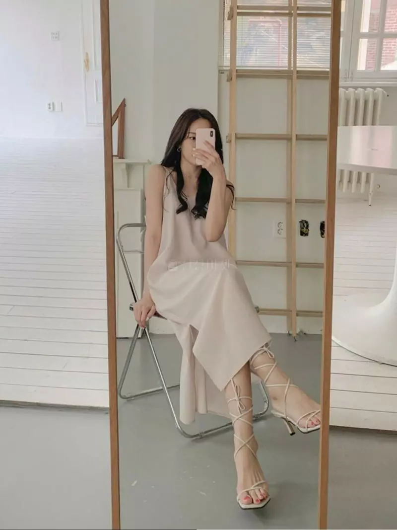 Frill - Korean Women Fashion - #womensfashion - Slip Sleeveless One-piece - 7