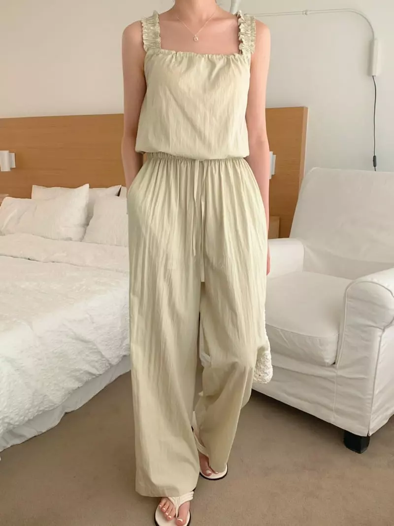 Frill - Korean Women Fashion - #womensfashion - Ray Top Bottom Set - 5
