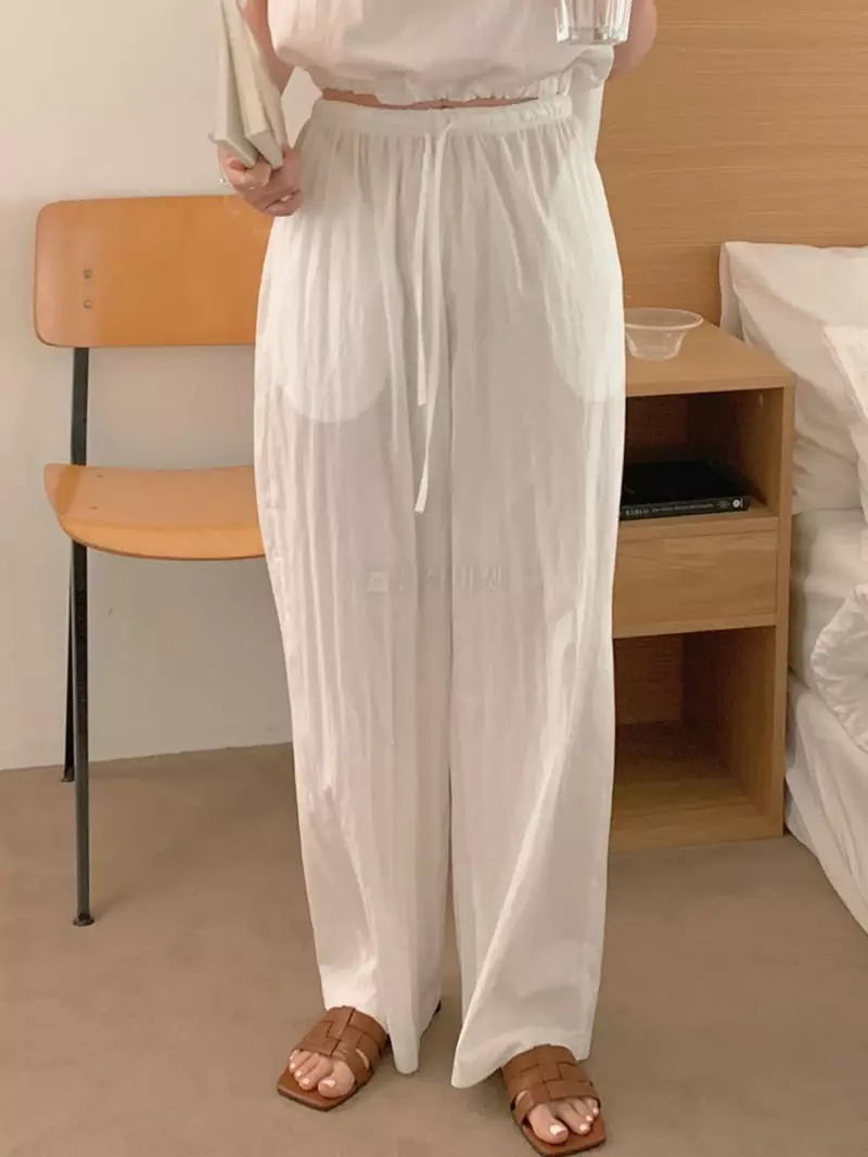Frill - Korean Women Fashion - #momslook - Ray Cooling Pants - 4