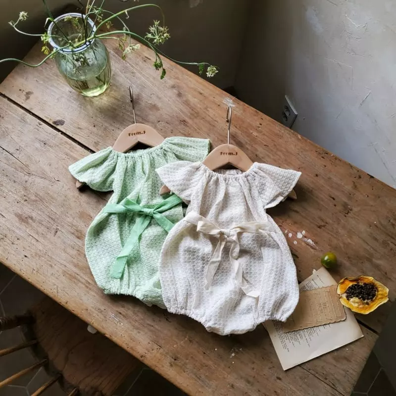 From J - Korean Baby Fashion - #babyboutique - Knit Wing Bodysuit - 7