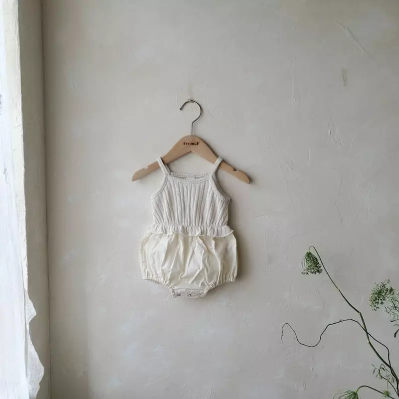 From J - Korean Baby Fashion - #babyboutique - Twist Sleeveless Bodysuit - 12