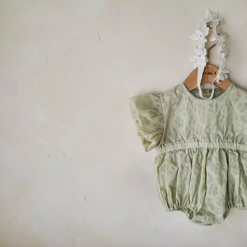 From J - Korean Baby Fashion - #babyboutiqueclothing - Magnolia Flower Bodysuit - 11