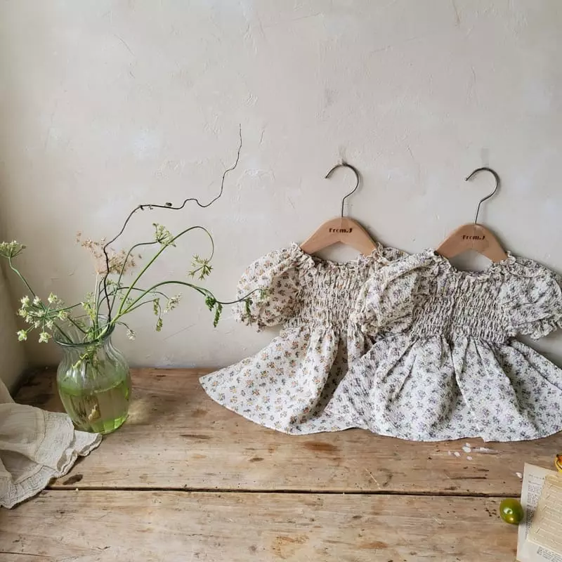 From J - Korean Baby Fashion - #babyfever - Benjamin Smocked Top Bottom Set - 8