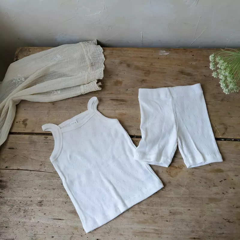 From J - Korean Baby Fashion - #babyfever - Heart Sleeveless Easywear - 3