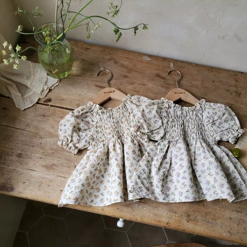From J - Korean Baby Fashion - #babygirlfashion - Benjamin Smocked Top Bottom Set - 9