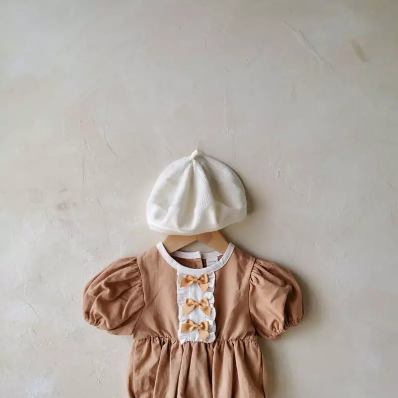 From J - Korean Baby Fashion - #babygirlfashion - Ribbon Puff Bodysuit - 7