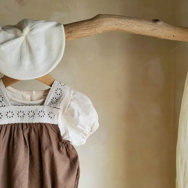 From J - Korean Baby Fashion - #babygirlfashion - Lala Lace Bodysuit - 3