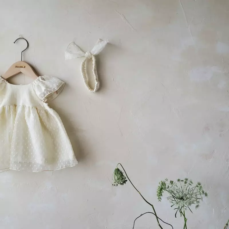From J - Korean Baby Fashion - #babyoninstagram - Snow Flower One-piece - 5