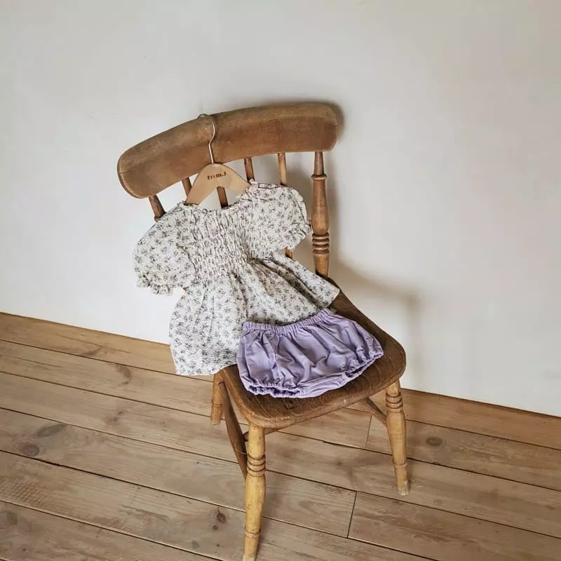 From J - Korean Baby Fashion - #babyootd - Benjamin Smocked Top Bottom Set - 12