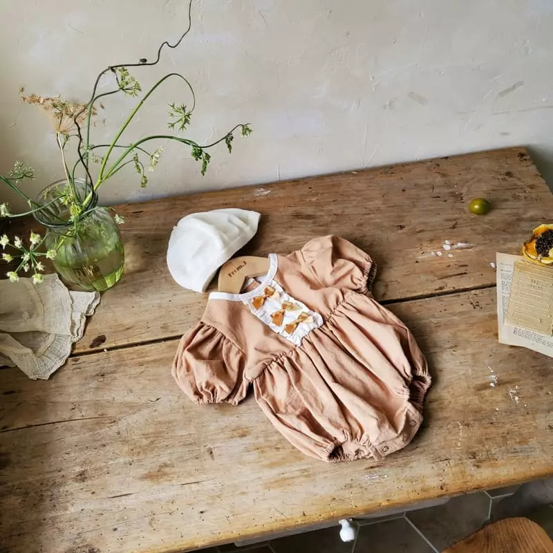From J - Korean Baby Fashion - #babyoutfit - Ribbon Puff Bodysuit - 11