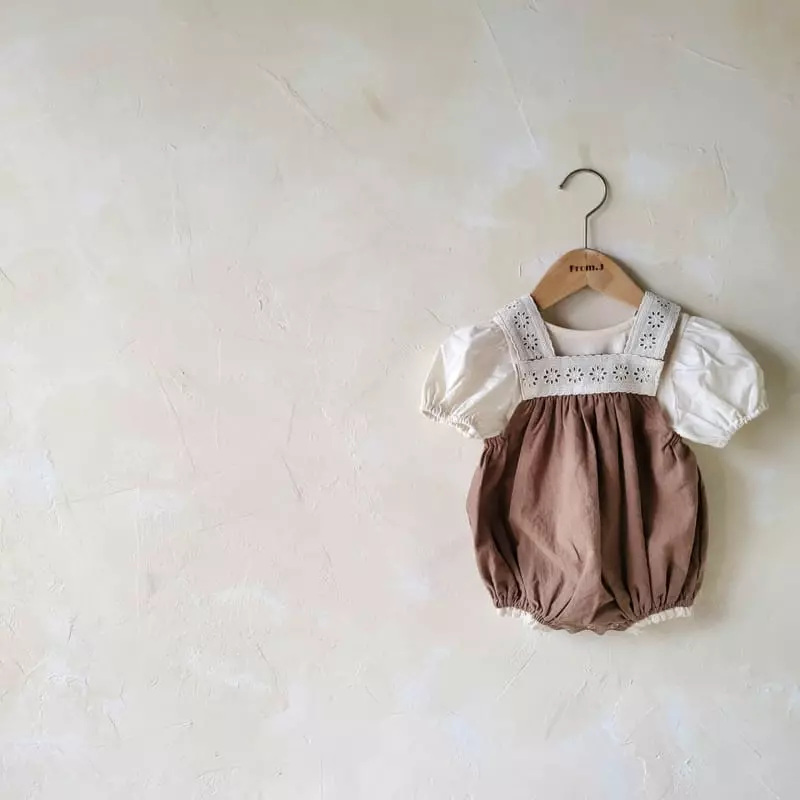 From J - Korean Baby Fashion - #babyoutfit - Lala Lace Bodysuit - 8