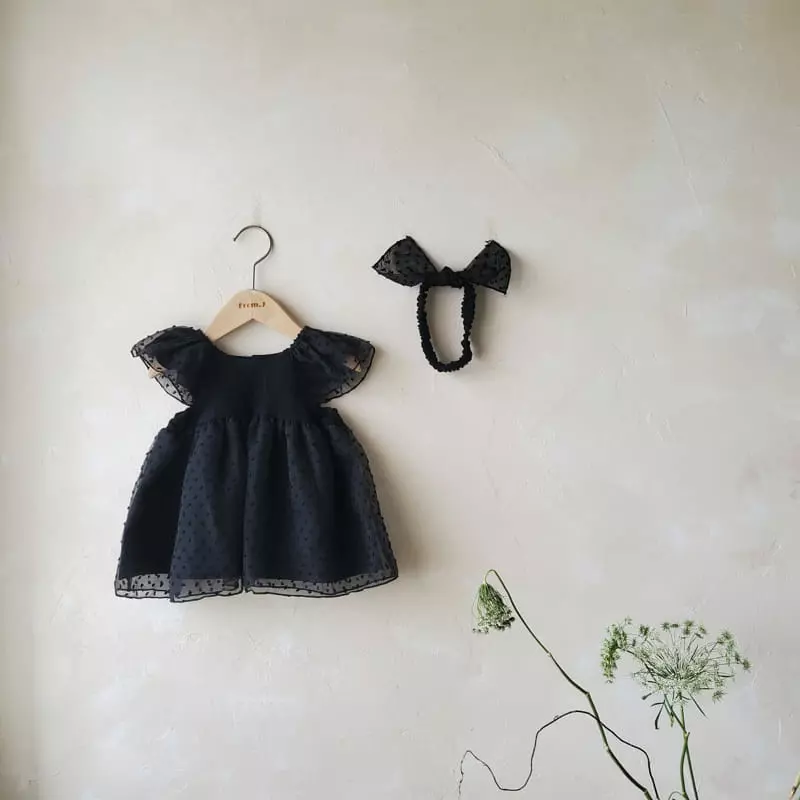 From J - Korean Baby Fashion - #babywear - Snow Flower One-piece - 9