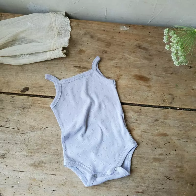 From J - Korean Baby Fashion - #onlinebabyboutique - Heart Sleeveless Bodysuit - 12