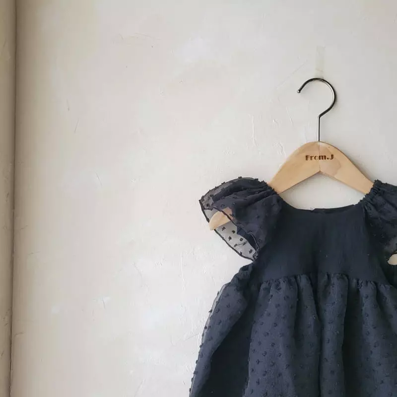 From J - Korean Baby Fashion - #onlinebabyboutique - Snow Flower One-piece - 10