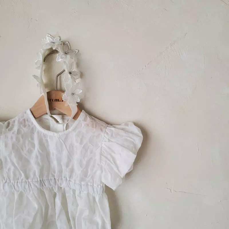 From J - Korean Baby Fashion - #onlinebabyboutique - Magnolia Flower Bodysuit - 7