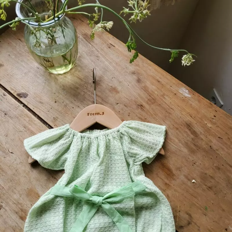 From J - Korean Baby Fashion - #onlinebabyshop - Knit Wing Bodysuit - 5