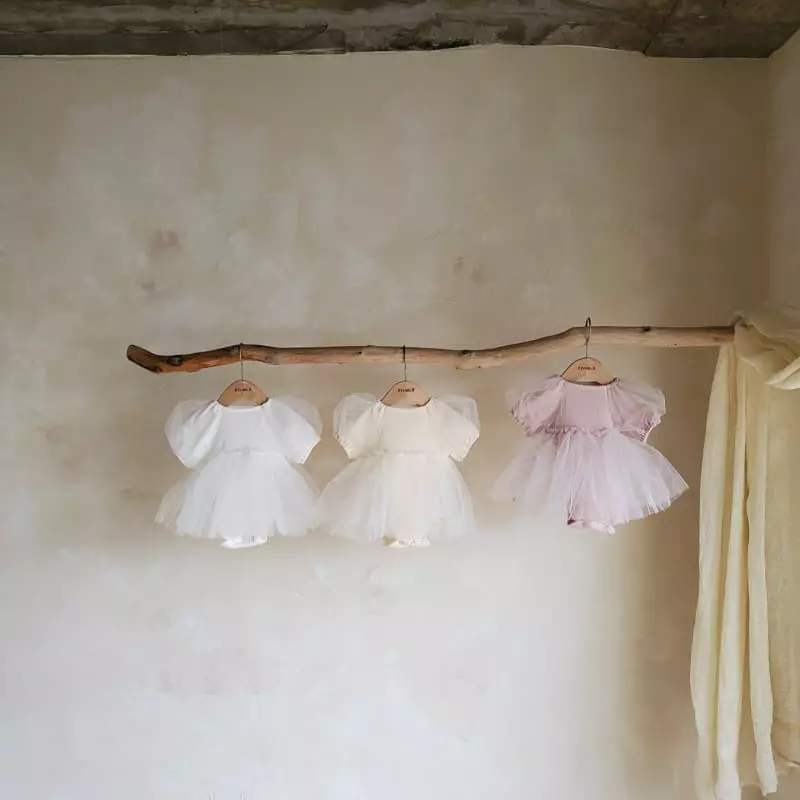 From J - Korean Baby Fashion - #onlinebabyshop - Short Sleeveles Shasha Bodysuit