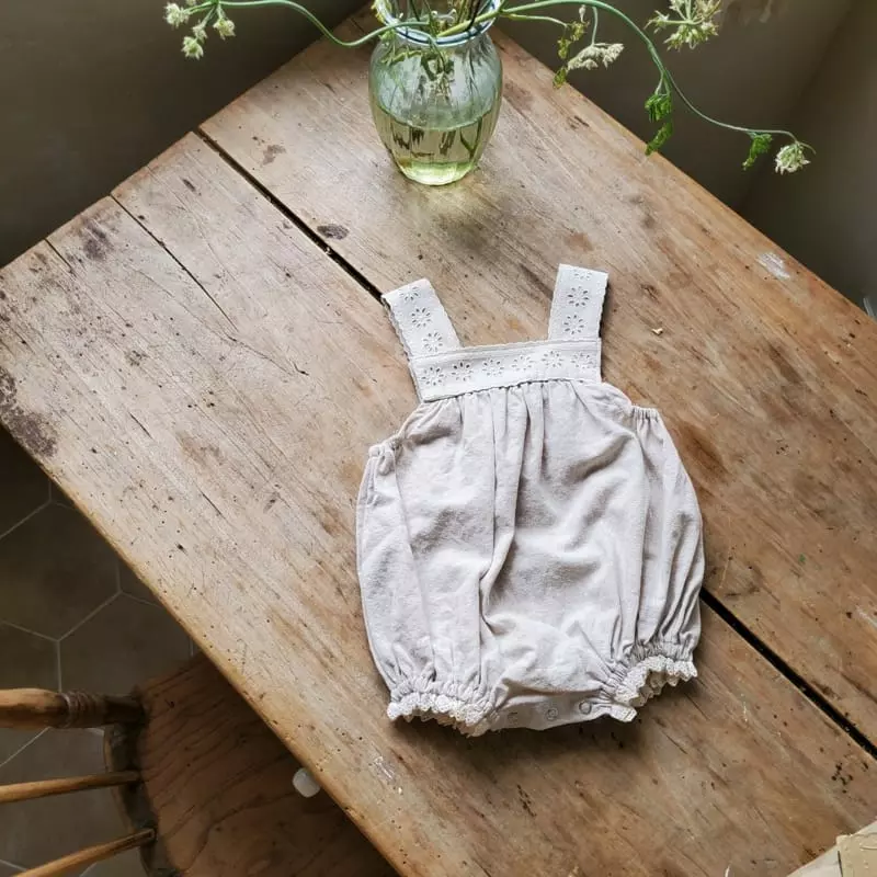 From J - Korean Baby Fashion - #smilingbaby - Lala Lace Bodysuit - 12